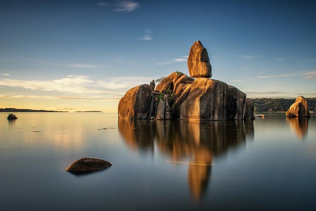 Bismarck Rock on Lake Victoria, Mwanza
