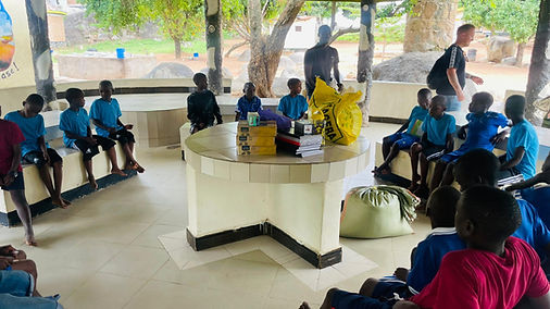Healthcare placement volunteer at work